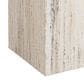 Furniture Worldwide Daxton Accent Table in White Travertine, , large