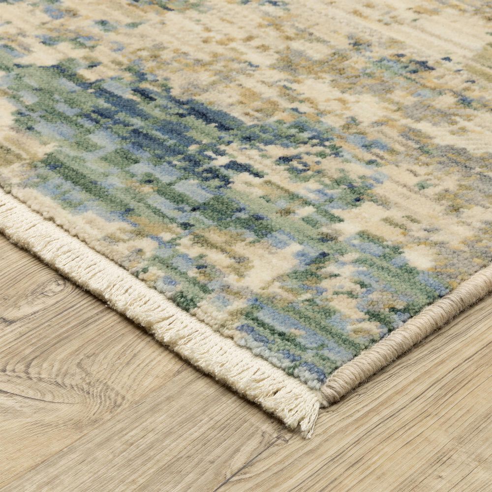 Oriental Weavers Soleri 9&#39;10&quot; x 12&#39;10&quot; Beige and Blue Area Rug, , large