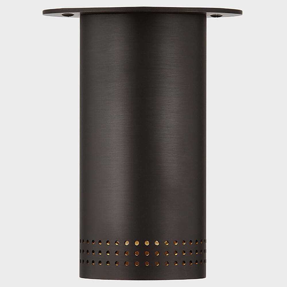Troy Lighting Berg 1-Light Flush Mount in Bronze, , large