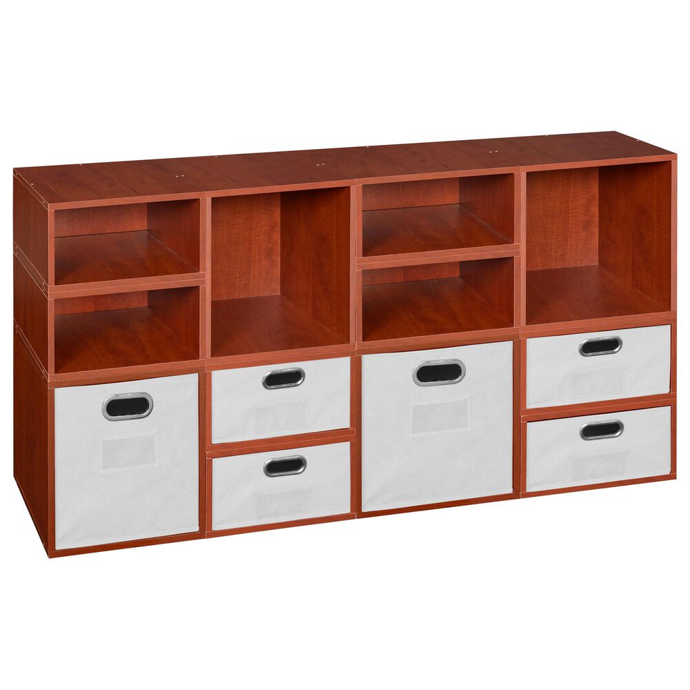 Regency Global Sourcing Niche Cubo 12-Piece Storage Set in Cherry/White, , large
