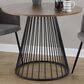 LumiSource Canary Dining Table in Black and Walnut - Table Only, , large