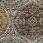 Dalyn Rug Company Silk Road Mocha, Ivory, Copper, Teal, Olive and Gold 3" x 5" Area Rug, , large