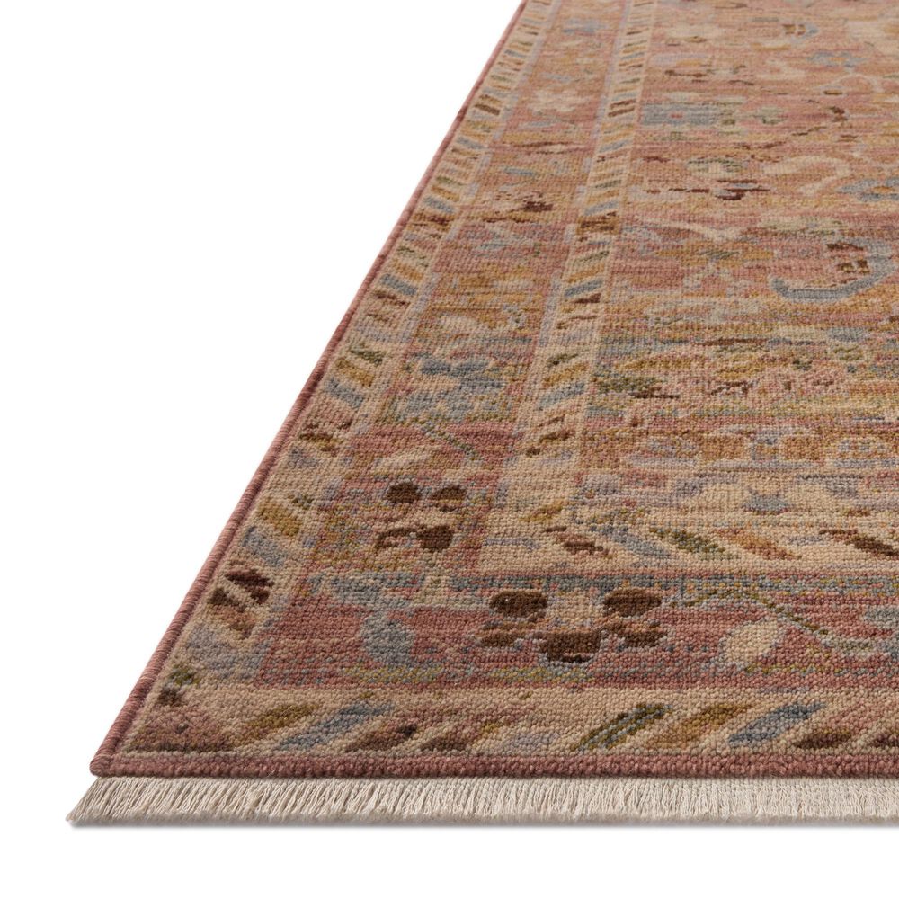 Loloi Reign Pink and Multicolor 10' Square Area Rug, , large