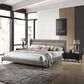 Blue River Legend King Platform Bed in Gray, , large
