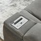 Ashley Next-Gen DuraPella Power Reclining Loveseat with Console in Slate, , large