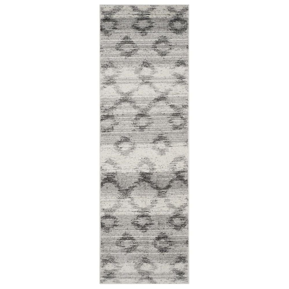 Safavieh Adirondack ADR106P-212 2&#39;6&quot; x 12&#39; Silver/Charcoal Runner, , large