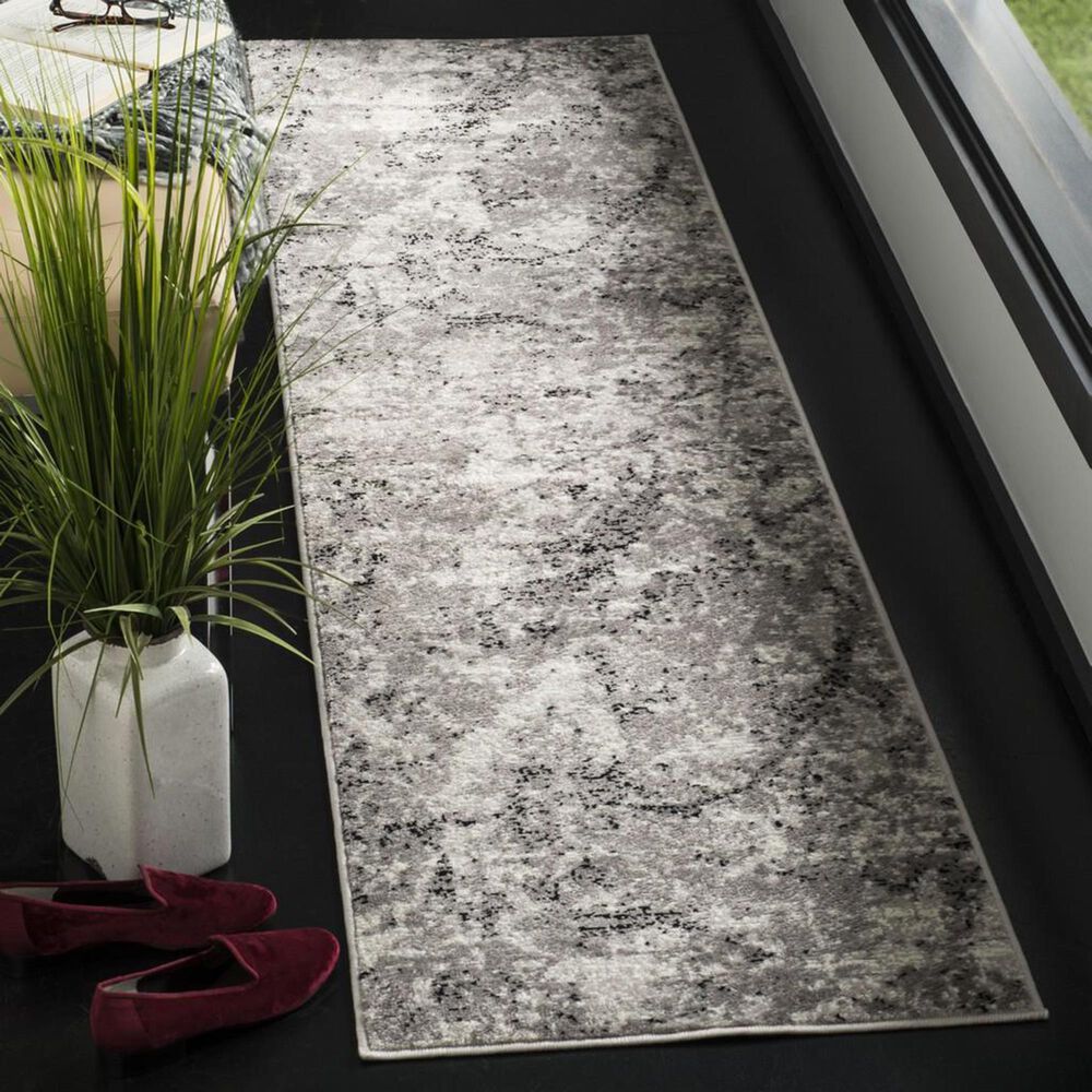 Safavieh Skyler SKY186K 2&#39; x 6&#39; Gray and Ivory Scatter Rug, , large