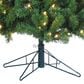 The Gerson Company 7" Montana Pine Artificial Christmas Tree with Warm White LED Lights in Green, , large