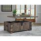 Ashley Hollum Lift-Top Coffee Table in Rustic Brown, , large