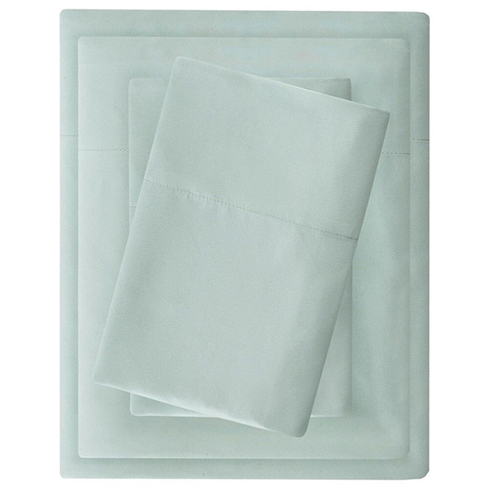 Hampton Park Madison Park 3-Piece Luxurious Brushed Microfiber Deep Pocket Twin Sheet Set in Seafoam, , large