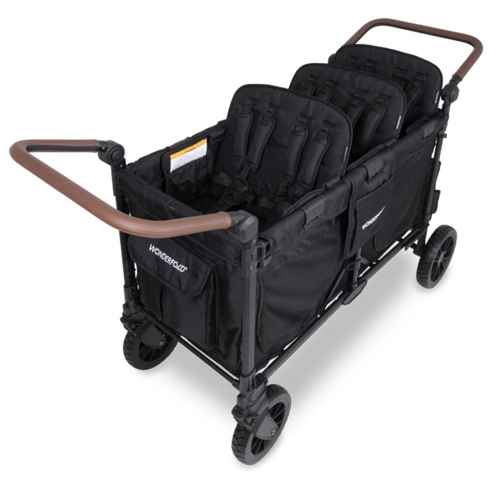 Wonderfold Luxe Pro 6-Seater Stroller Wagon in Jet Black, , large