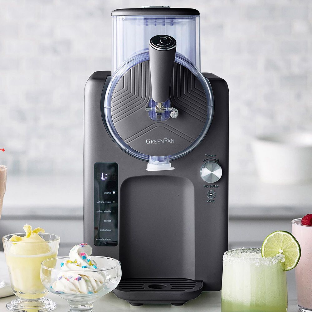 Green Pan 2 Qt. Frost Slush and Soft Serve Ice Cream Maker in Licorice, , large