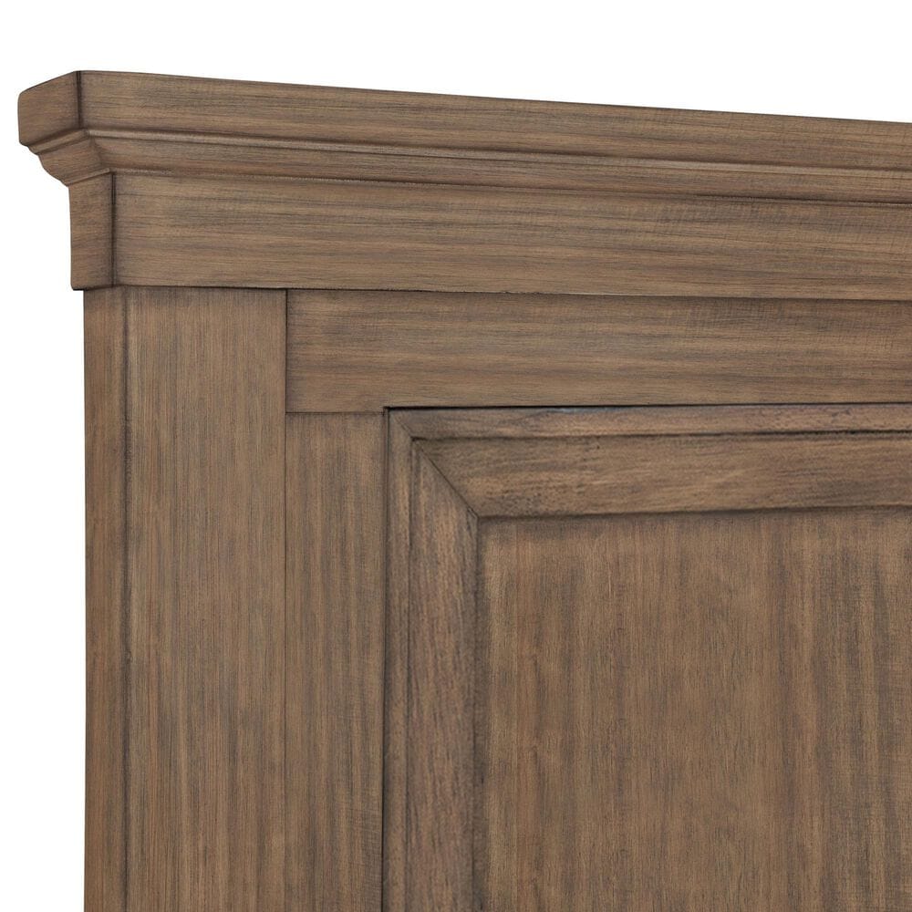 New Heritage Design Mariana Queen Panel Bed in Vintage Mocha, , large