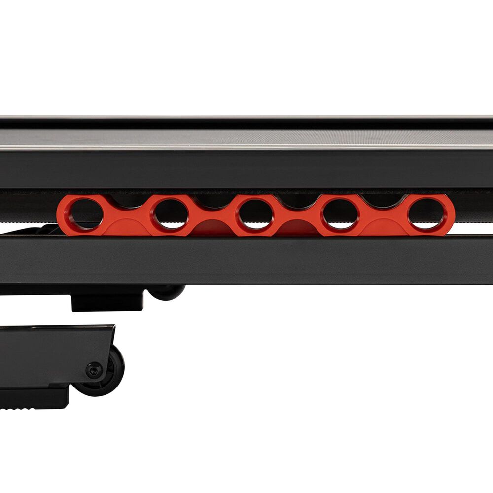 Sunny Health &amp; Fitness Ultra T10 Smart Folding Treadmill in Black and Red, , large