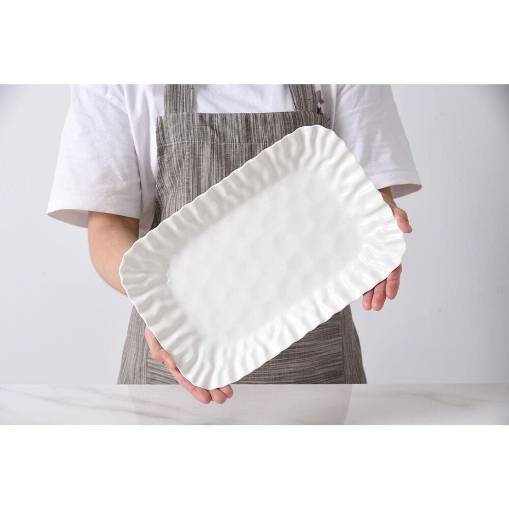 Pampa Bay Mascali Bianca Small Deep Tray in White, , large