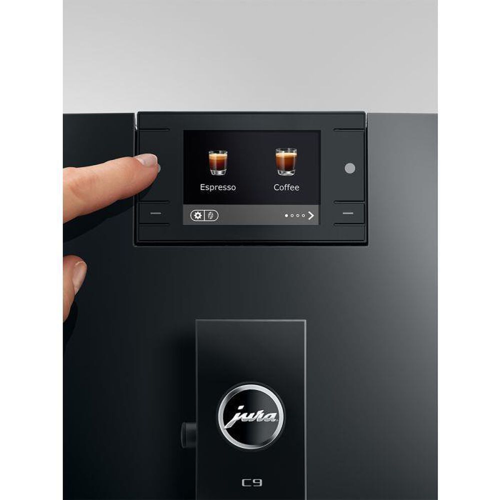Jura C9 Automatic Coffee Machine in Piano Black, , large