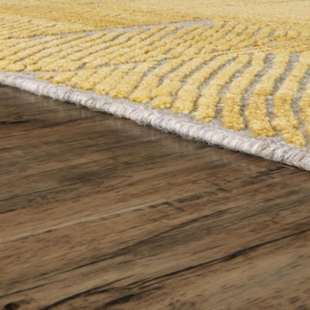 Feizy Norah 6303F 7&#39;9&quot; x 9&#39;9&quot; Gold Area Rug, , large