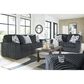 Ashley Midnight-Madness Oversized Chaise in Gunmetal, , large