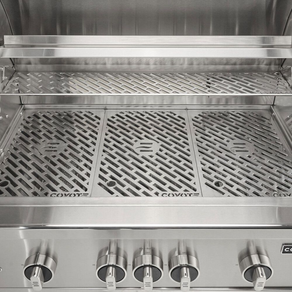 Coyote Outdoor SL-Series 36&quot; Built-In Liquid Propane Grill in Stainless Steel, , large