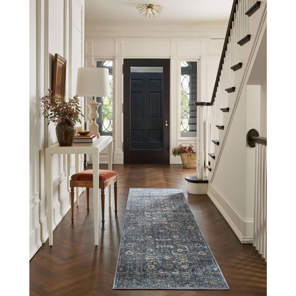 Loloi Bradbury 2&#39;6&quot; x 8&#39; Ocean and Gold Runner, , large