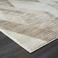 L&R Resources Brisbane Geometric Gray 5" x 7"11" Area Rug, , large