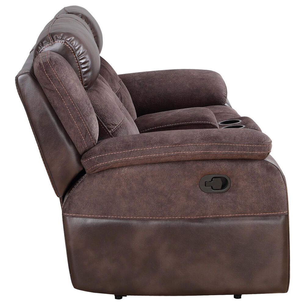 Steve Silver Pueblo Manual Recliner Console in Coffee, , large