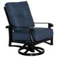 Crown Garden Alexandria Swivel Club Rocker Chair in Flagship Twilight, , large