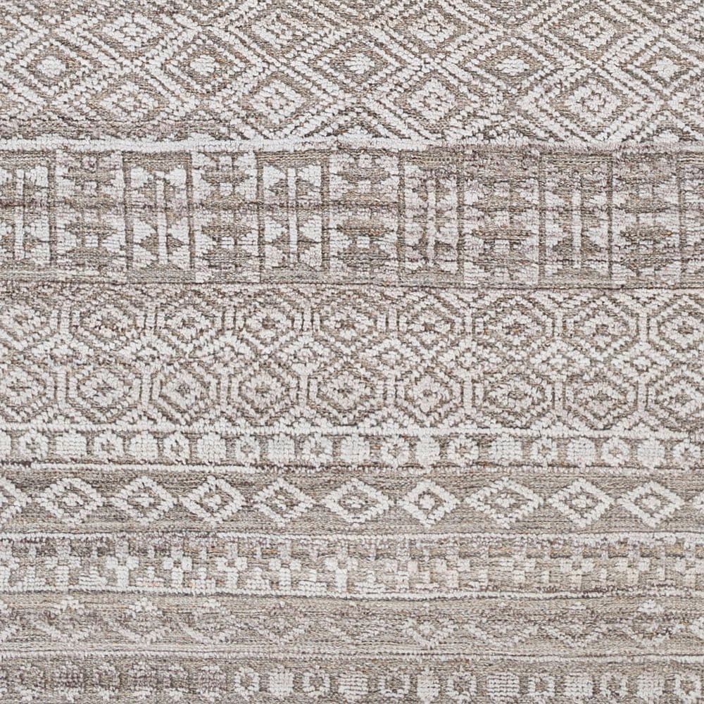 Surya Pompei 6&#39; x 9&#39; Gray, White, Dark Brown and Taupe Area Rug, , large