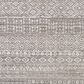 Surya Pompei 6" x 9" Gray, White, Dark Brown and Taupe Area Rug, , large