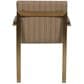 Vanguard Furniture Jett Arm Chair in Brushed Brass, , large