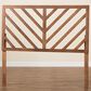 Baxton Studio Belisma Queen Slat Headboard in Ash Walnut, , large