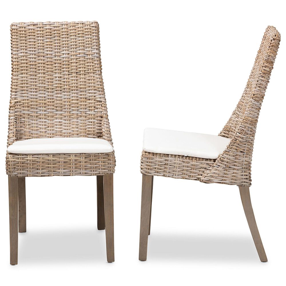 Baxton Studio Toby Side Chair in Greywashed and Brown (Set of 2), , large