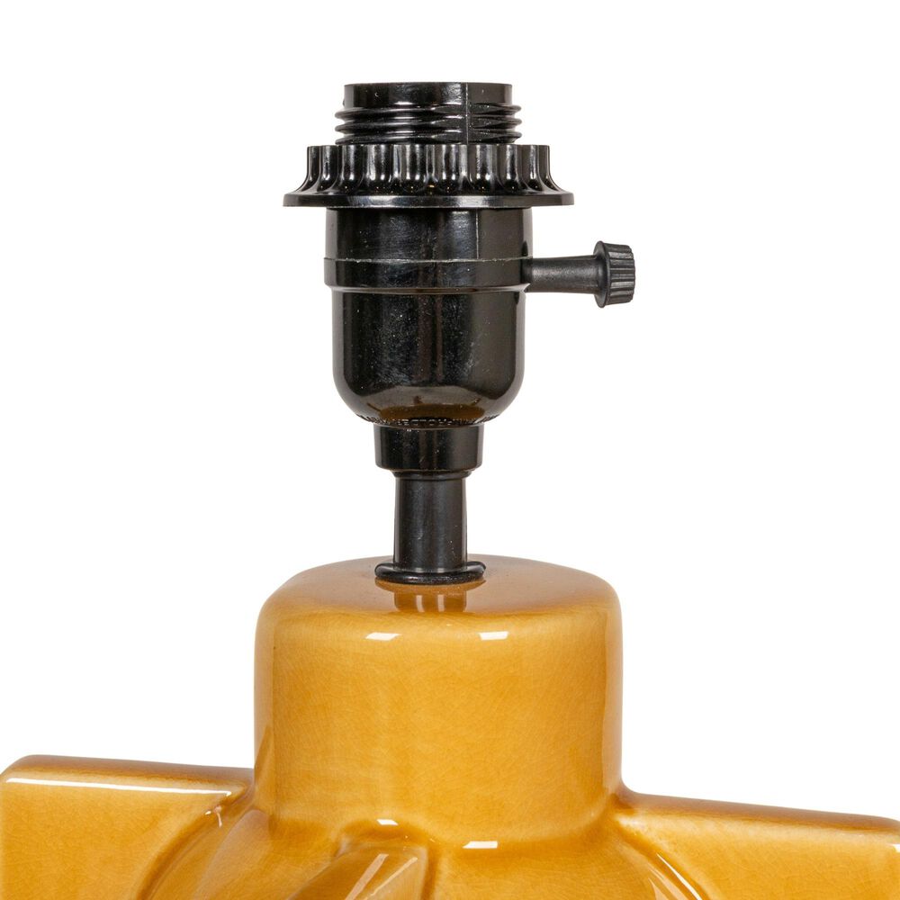 Creative Coop Coraline Table Lamp in Mustard, , large