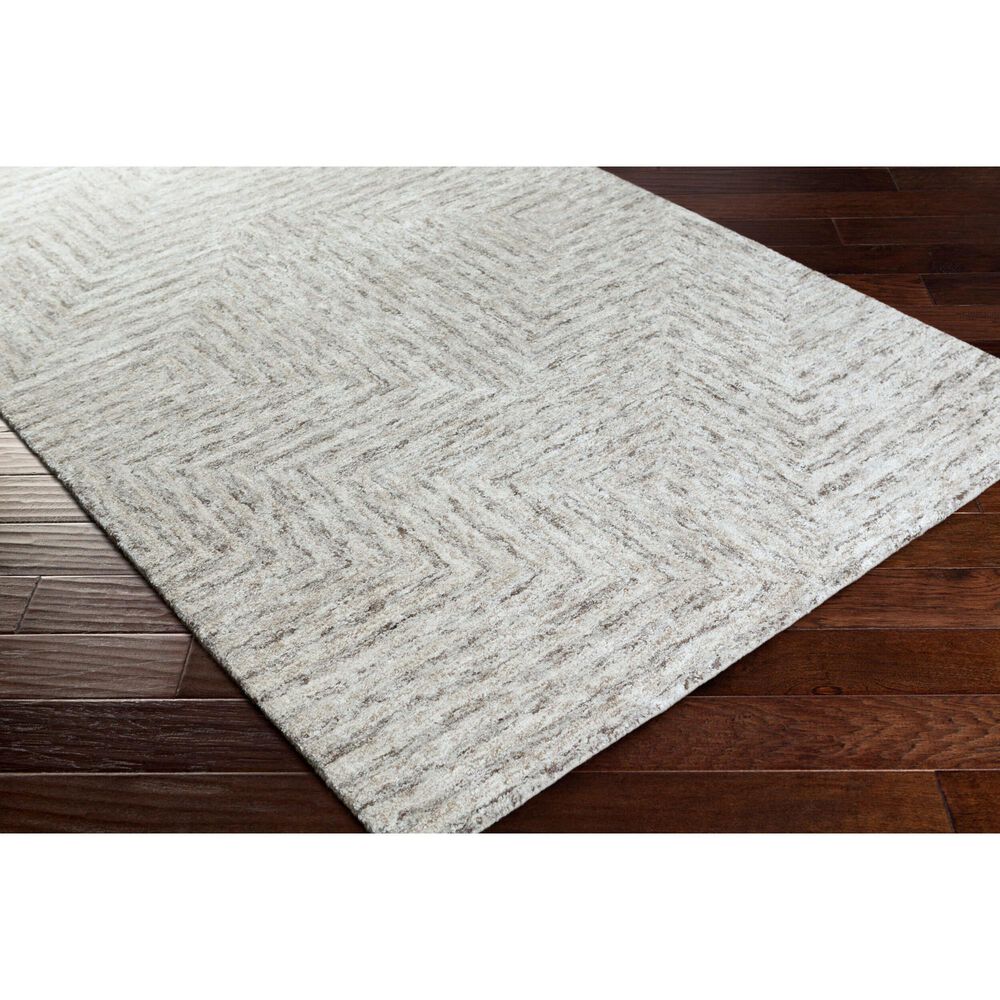 Surya Falcon Light Gray, Taupe and Dark Brown 8&#39; x 10&#39; Area Rug, , large