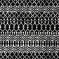 Safavieh Tulum 6"7" Square Black and Ivory Area Rug, , large