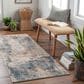 Surya Cardiff CDF-2305 Medium Gray, Light Blue, Mustard, Dark Blue, Dusty Pink and Rust 2"8" x 10" Runner, , large