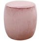 Tov Furniture Willow Velvet Ottoman in Salmon, , large