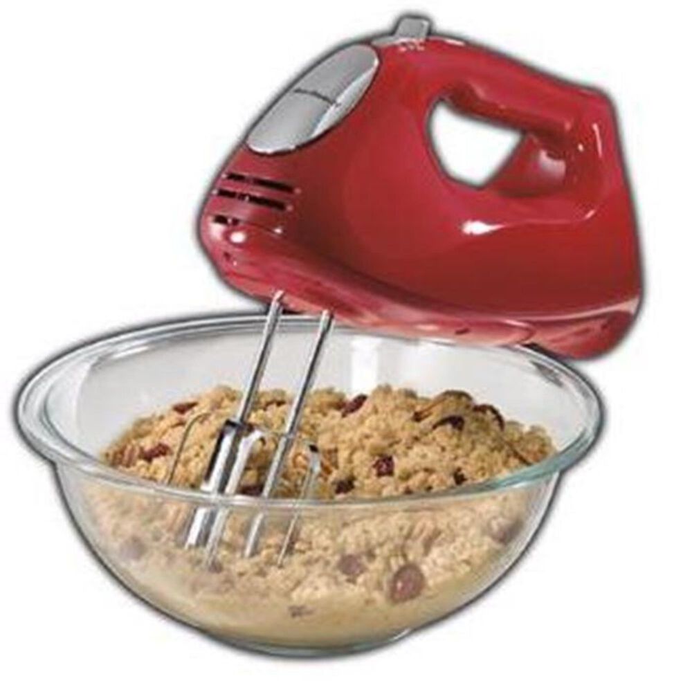 Hamilton Beach Ensemble Hand Mixer with Snap-On Case, , large