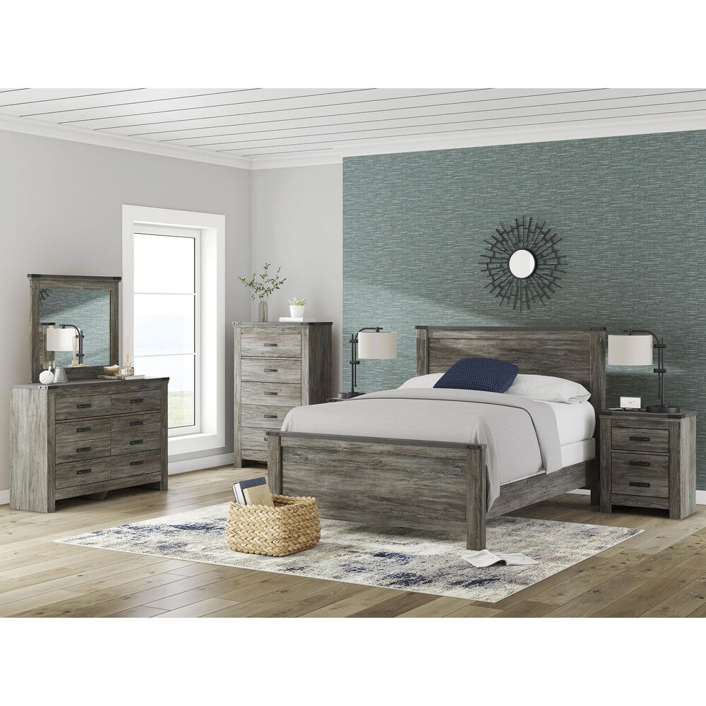 Ashley Frandern Bedroom Mirror in Warm Gray, , large