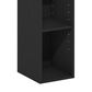 HOMLUX 2-Tier Open Bookcase with 8" Shelf in Blackwood, , large
