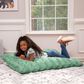 Jaxx Saxx Jr CrashPuff Floor Pillow Lounger in Spearmint Green, , large