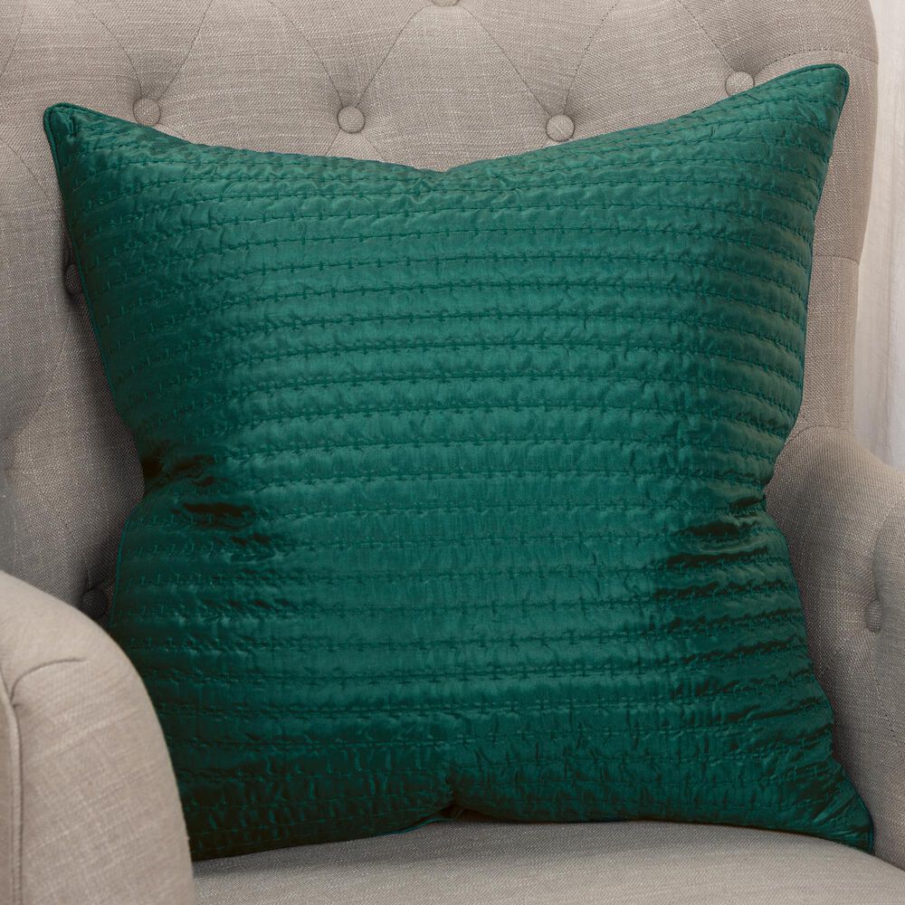 Rizzy Home Solid 22" Down Filled Pillow in Teal, , large