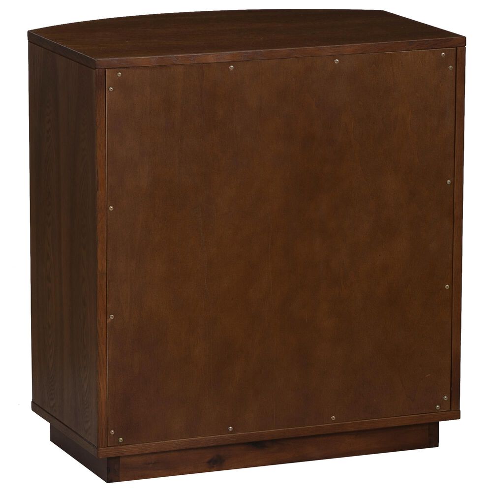 Linon Home Decor Chantel 3-Drawer Nightstand in Walnut, , large