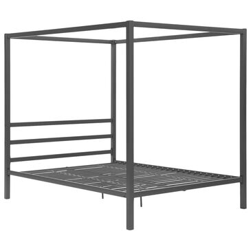 DHP Rory Queen Canopy Bed in Gray, , large