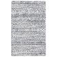 Safavieh Micro-Loop MLP228A 3" x 5" Ivory and Black Area Rug, , large