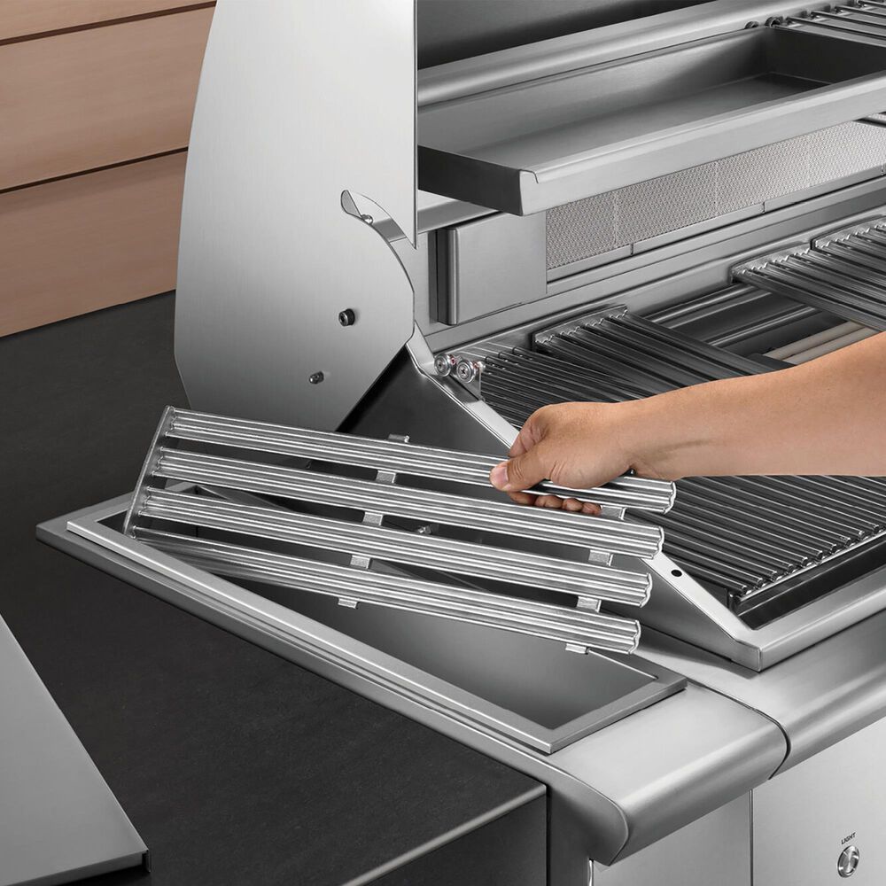 DCS Series 9 36&quot; Built-In Natural Gas Grill with Charcoal Tray in Stainless steel, , large