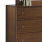 Flexsteel Ludwig 3 Piece Queen Bedroom Set in Walnut, , large