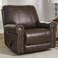 Ashley Colleton Recliner in Dark Brown, , large