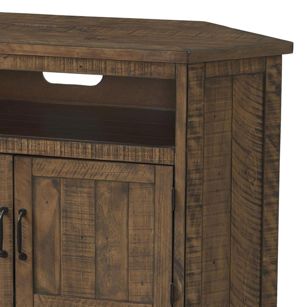 Forma &amp; Co Rustic Corner 30" Corner TV Stand in Natural, , large