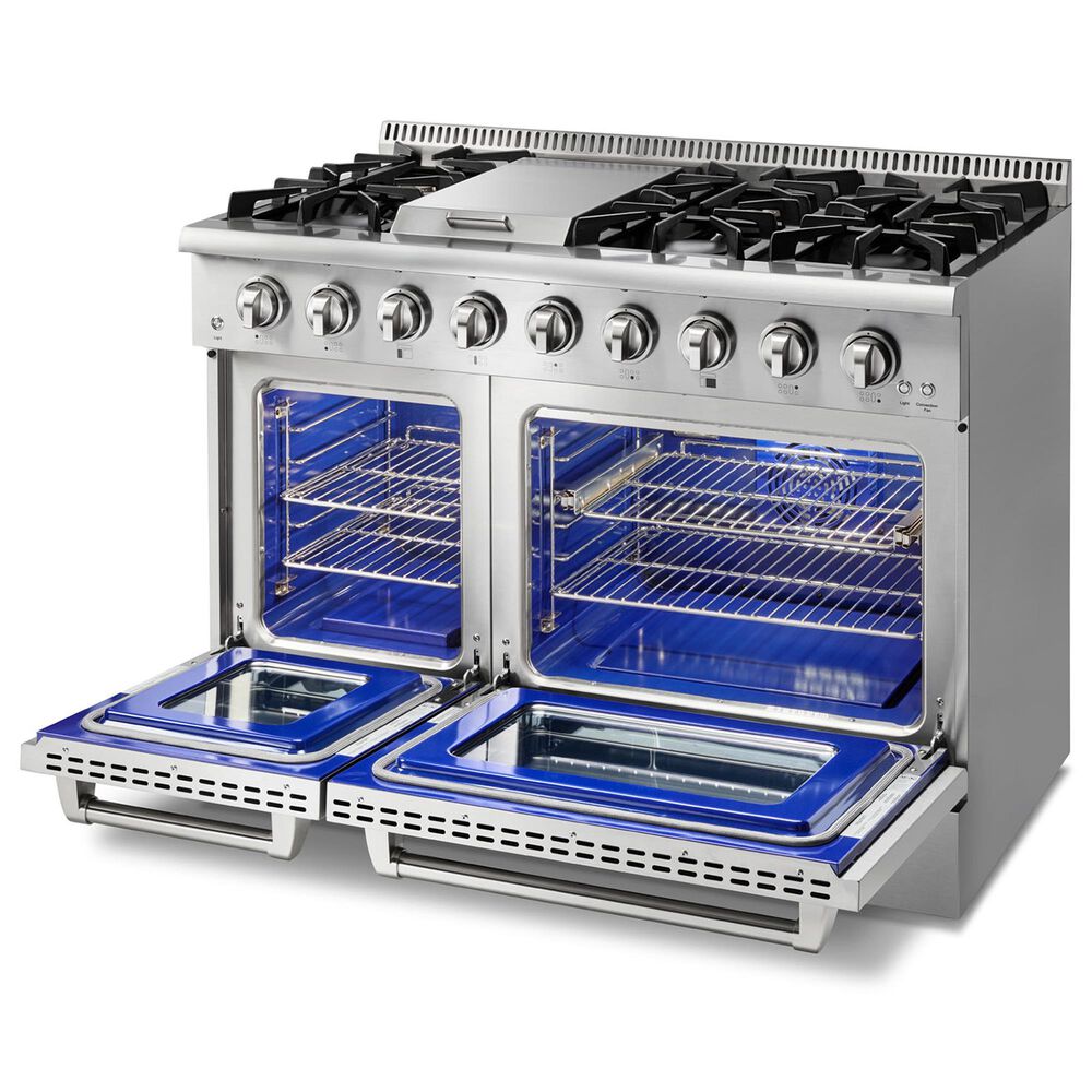 Thor Kitchen 48&quot; Freestanding Professional Liquid Propane Range in Stainless Steel, , large